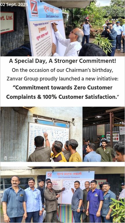 A commitment to zero customer complaints